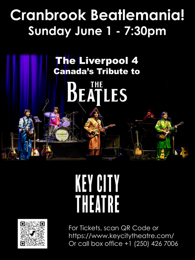 Cranbrook Beatlemania! - Jun 7th @ Key City Theatre