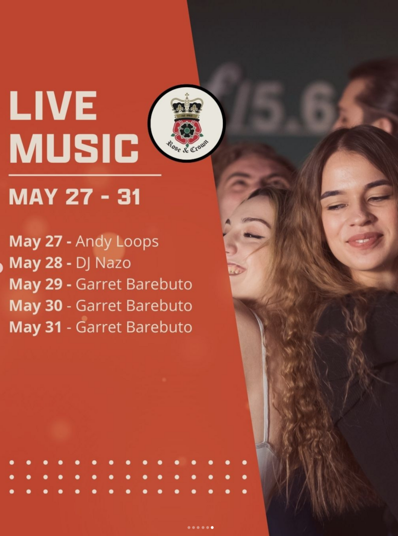 Garrett Barbuto LIVE at The Rose! - Jun 9th @ The Rose and Crown (Banff)