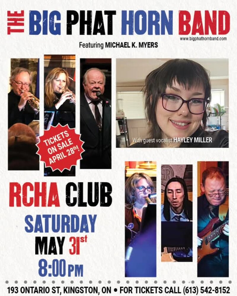 Big Phat Horn Band - May 5th @ The Club at the R.C.H.A.