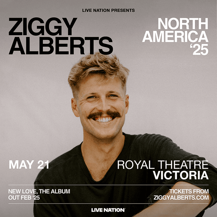 Live Nation Presents Ziggy Alberts - May 6th @ Royal Theatre