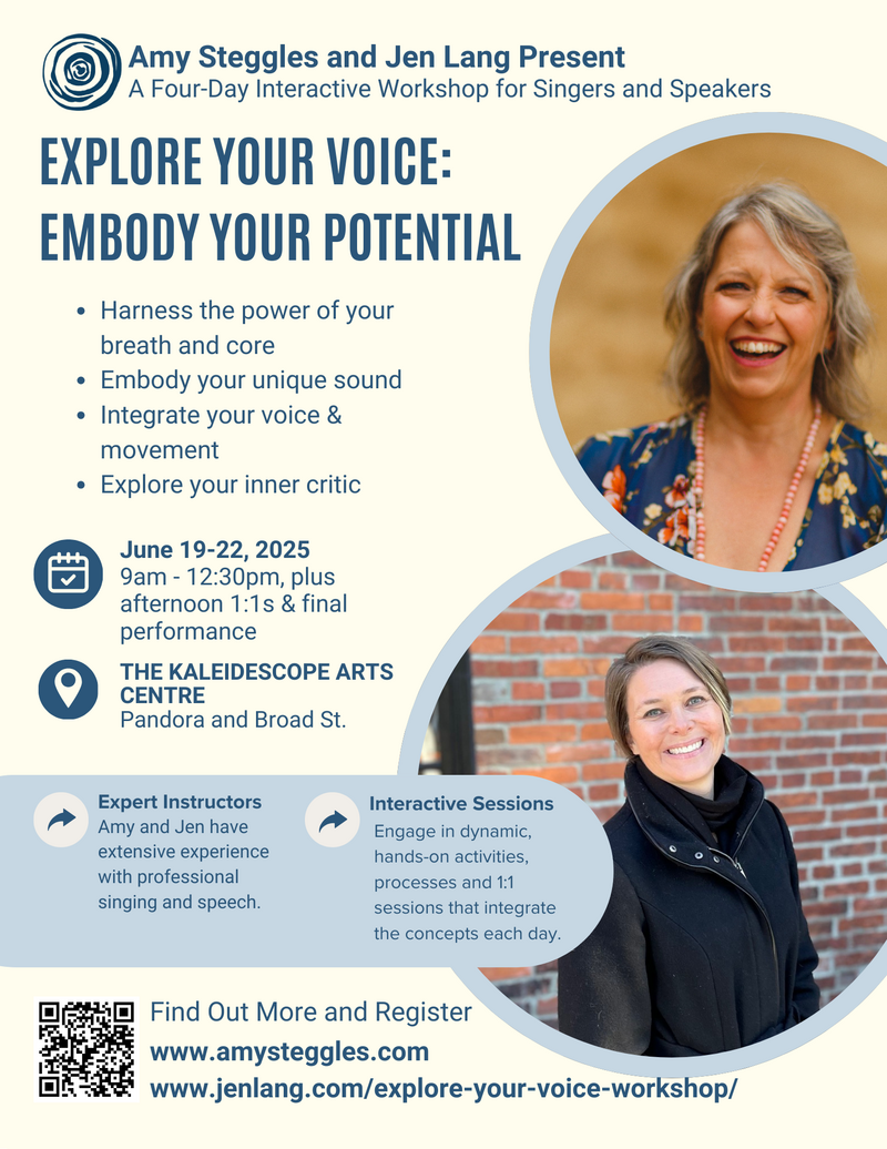 Explore Your Voice; Embody Your Potential @ Kaleidoscope Arts Centre - Jun 19, 2025