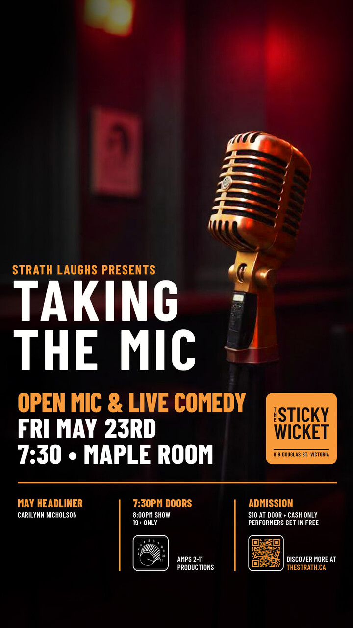 STRATH LAUGHS &ndash; LIVE STAND-UP COMEDY NIGHT AT THE MAPLE ROOM - Jun 12th @ Studio 919