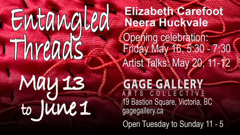 Entangled Threads: Fibre & Textile Art Show - May 7th @ Gage Gallery Arts Collective