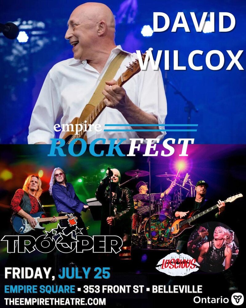 David Wilcox, Trooper, Luscious @ Empire Rockfest - Jul 25, 2025