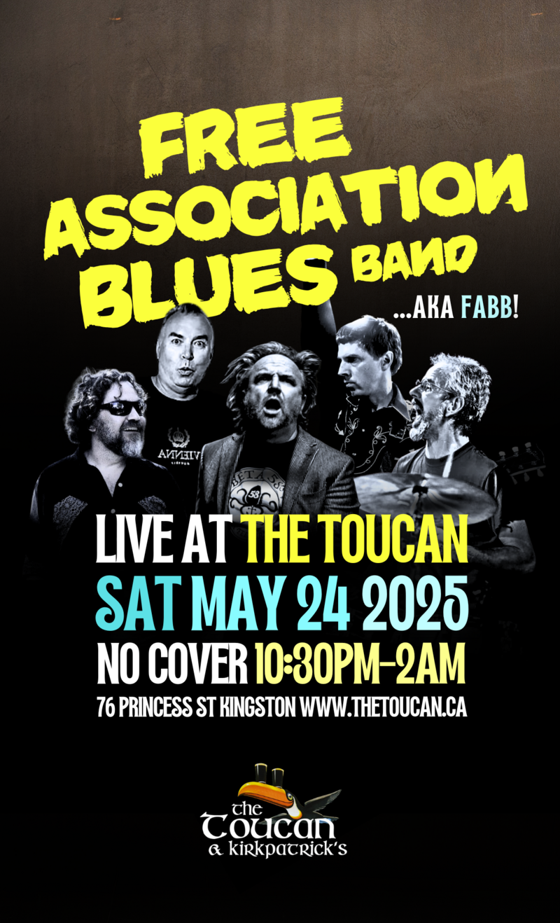 Free Association Blues Band @ The Toucan May 24 2025 - May 8th @ The Toucan