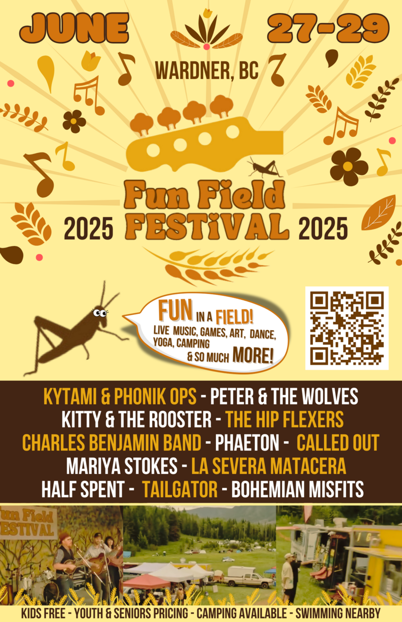 Fun Field Festival 2025 - Day 2 - May 6th @ Wardner Community Park