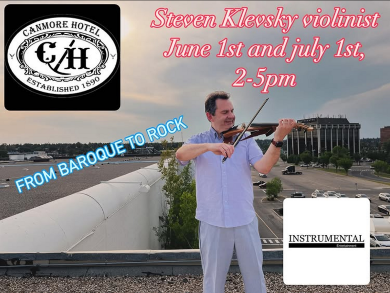 Steven Klevsky - Violinist - May 12th @ Canmore Hotel
