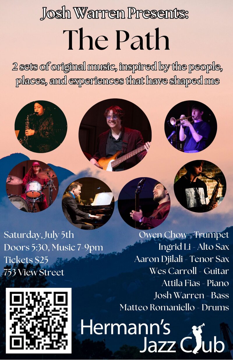 Josh Warren presents: The Path - May 13th @ Hermann's Jazz Club