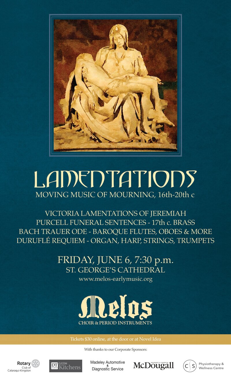 LAMENTATIONS - May 5th @ St. George&rsquo;s Cathedral