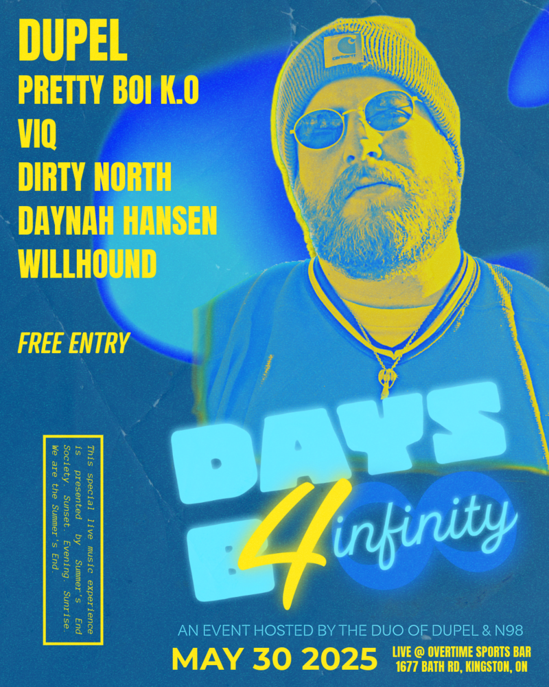 Dupel Live: Days B4 Infinity - May 6th @ Overtime Sports Bar