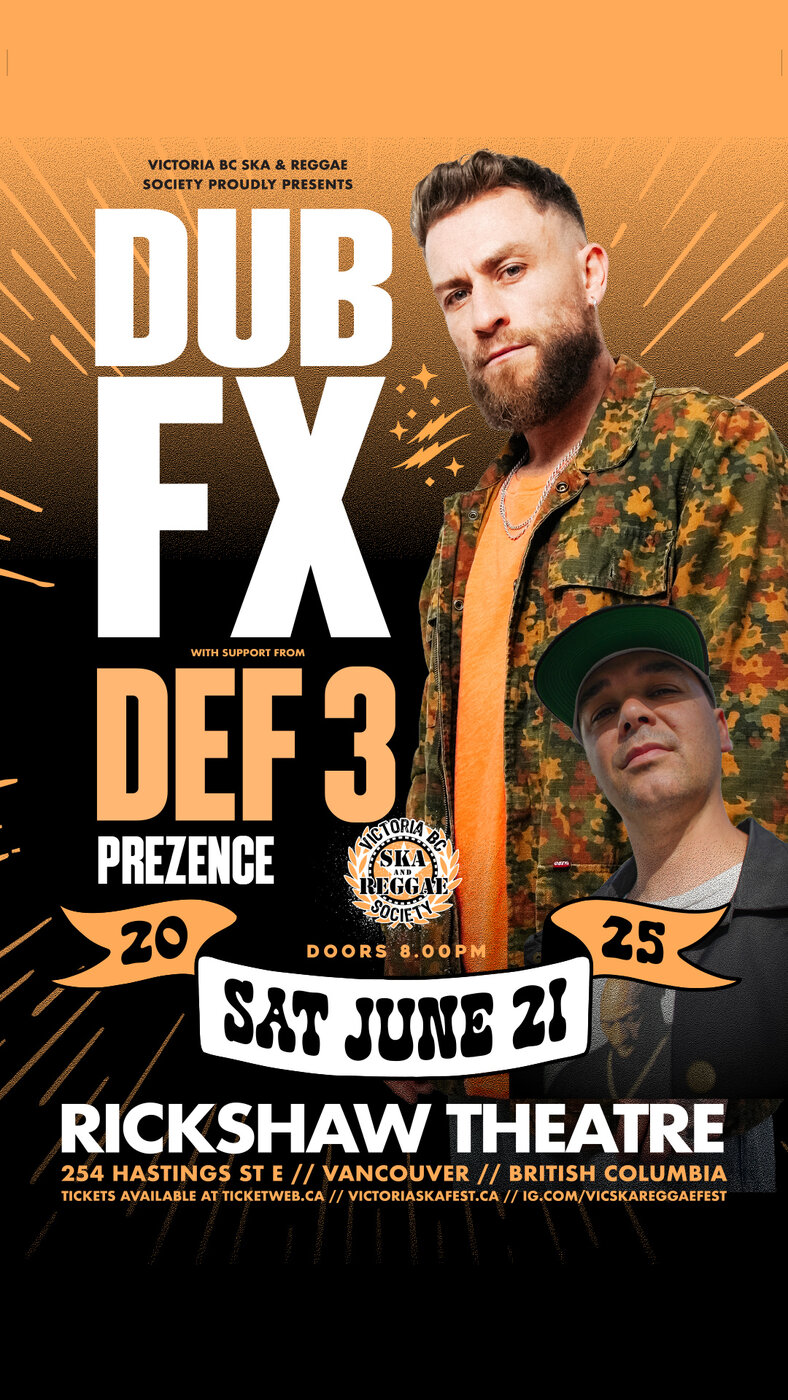 Dub FX & Def3 (Vancouver show @ Rickshaw Theatre) - May 5th @ Rickshaw Theatre