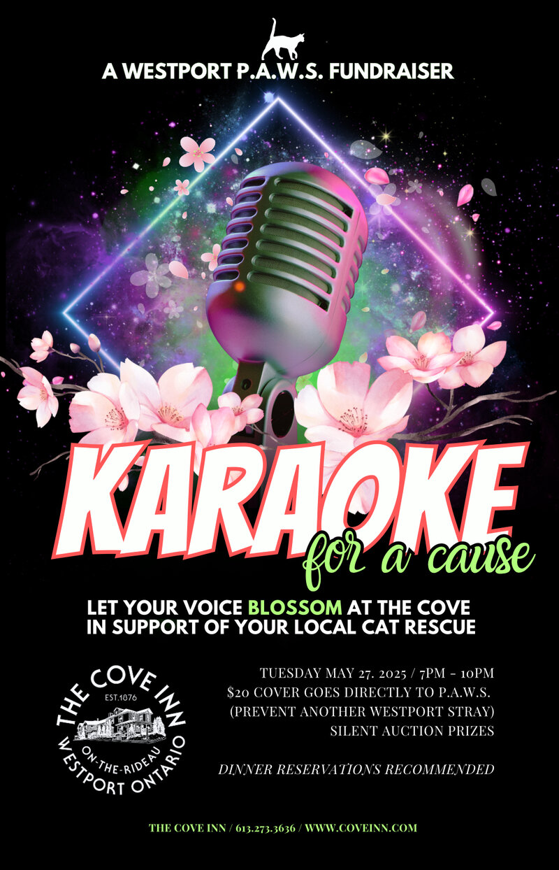 Karaoke for a Cause &ndash; PAWS - Jun 16th @ The Cove Inn