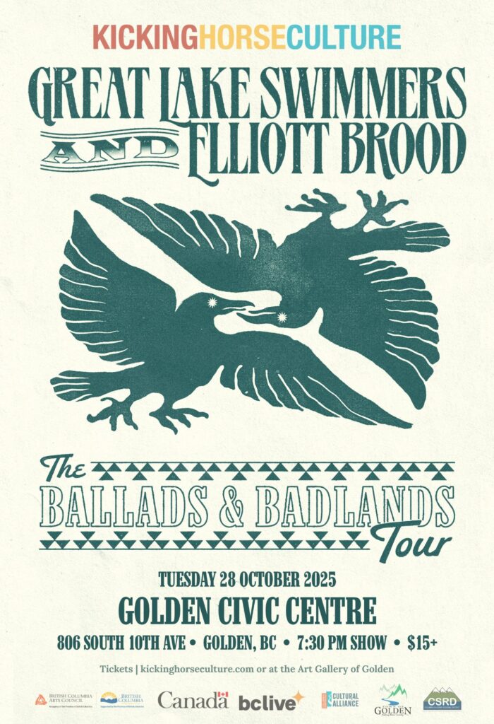 Great Lake Swimmers & Elliott Brood: The Ballads & Badlands Tour @ Golden Civic Centre - Oct 28, 2025