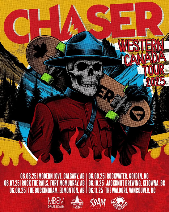 Chaser: Western Canada Tour 2025 - Jun 18th @ Rockwater Grill & Bar