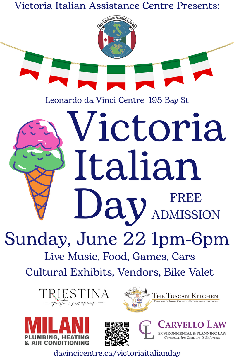 Victoria Italian Day - May 7th @ Leonardo da Vinci Centre