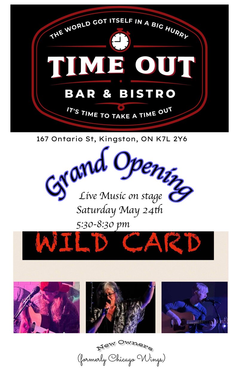 Grand Opening: Wild Card @ Time Out Bar & Bistro - May 24, 2025