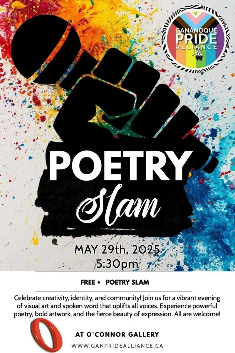 Pride Poetry Slam! - May 6th @ O'Connor Gallery