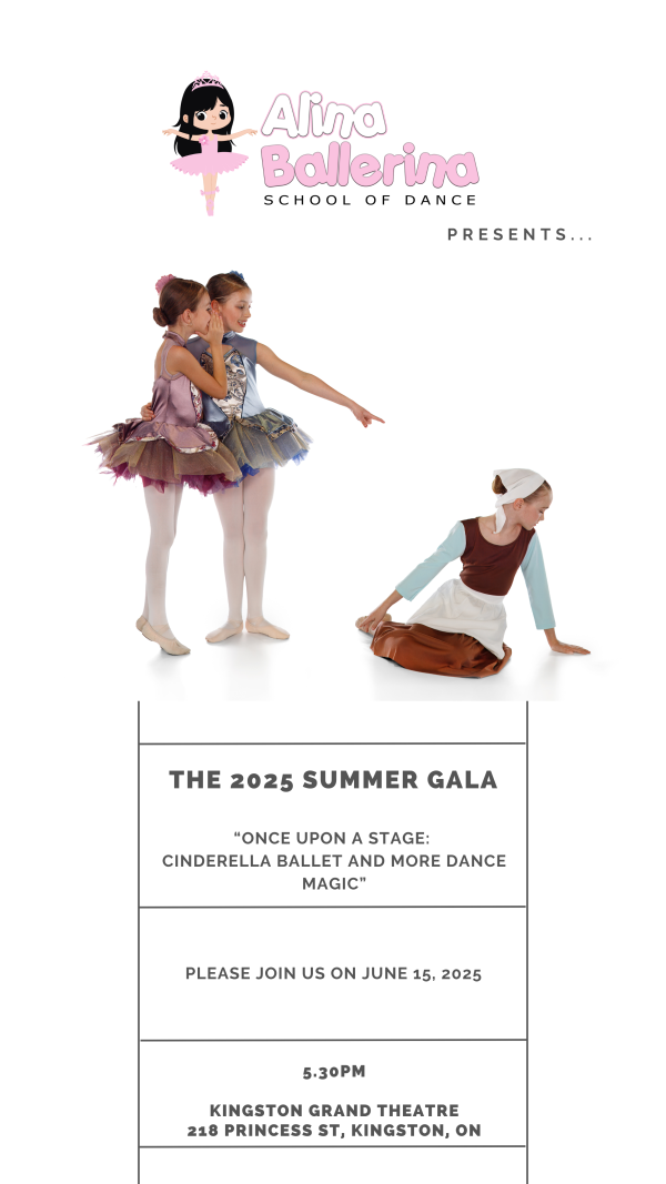 Alina Ballerina Presents: The 2025 Summer Gala - Jun 14th @ Kingston Grand Theatre