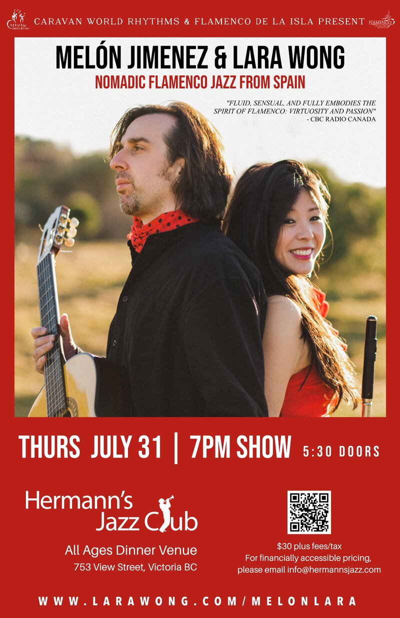 Mel&oacute;n Jimenez & Lara Wong | Flamenco-Jazz - May 6th @ Hermann's Jazz Club