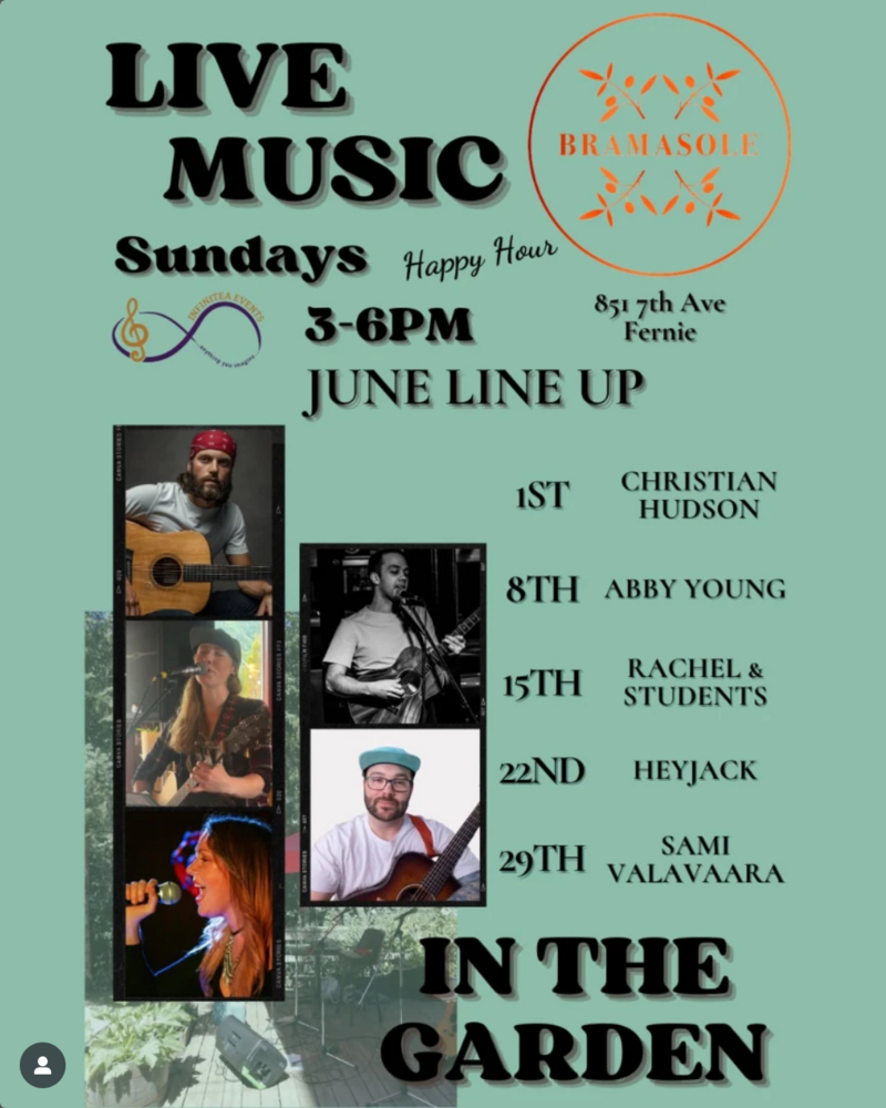 Live Music Sundays at Bramasole - May 6th @ Bramasole Restaurant