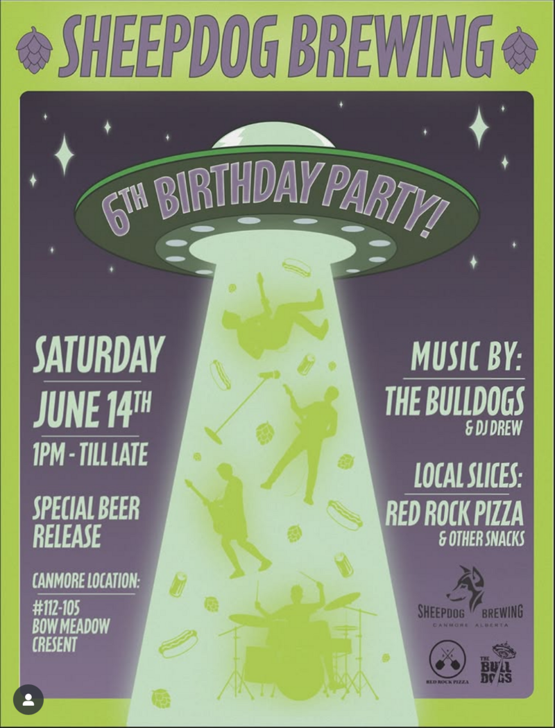 Sheepdog Brewing 6th Birthday Bash - May 6th @ Sheepdog Brewing