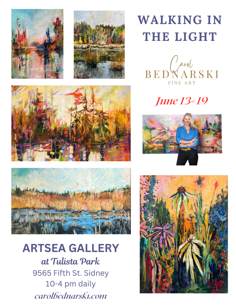 Chasing the Light~ Solo Exhibit with Carol Bednarski - May 5th @ ArtSea Gallery