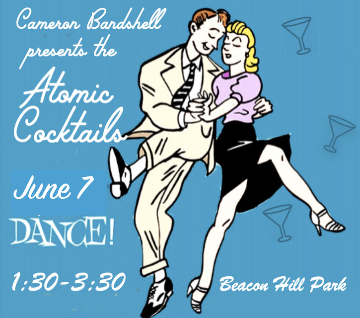 Slim Sandy&rsquo;S Atomic Cocktails - May 6th @ Stage in the Park (Cameron Bandshell)