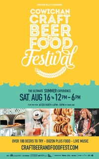 Cowichan Craft Beer and Food Festival - Jun 13th @ Doc Lewis Park