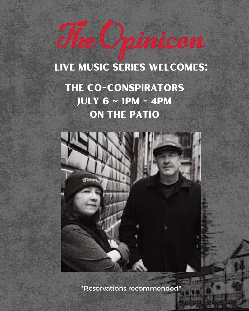 The Opinicon's Live Music Series: The Co-Conspirators @ The Opinicon Jul 6 2025 - May 7th @ The Opinicon
