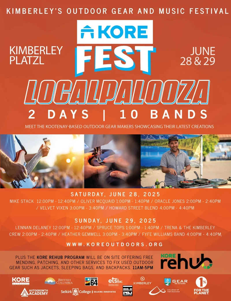KOREfest and Localpalooza @ Kimberley Platzl - Jun 28, 2025