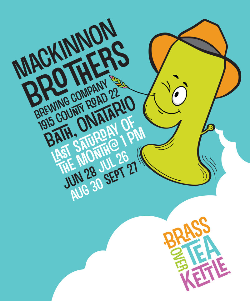 Brass Over Tea Kettle @ MacKinnon Brothers Brewery Aug 30 2025 - May 5th @ MacKinnon Brothers Brewery