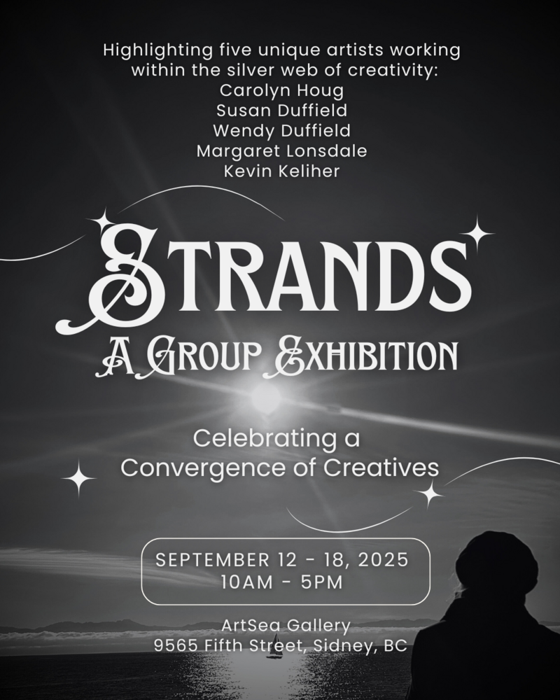 Strands: Wendy Duffield, Carolyn Houg, Kevin Keliher, Margaret Lonsdale, Susan Duffield @ ArtSea Gallery Sep 12 2025 - May 1st @ ArtSea Gallery