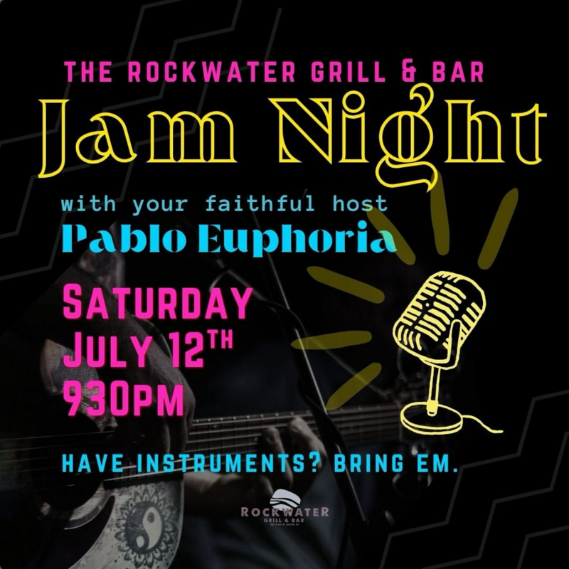 Jam Night - Jun 14th @ Rockwater Grill & Bar