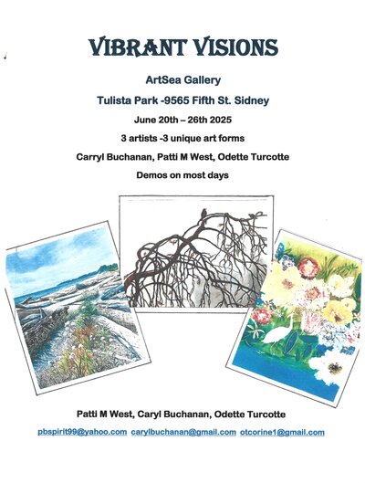 Vibrant Visions Art Exhibit - Jun 12th @ ArtSea Gallery