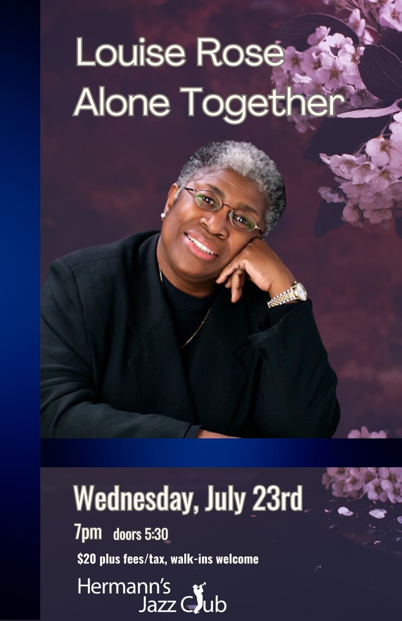 Louise Rose | Alone Together - May 8th @ Hermann's Jazz Club