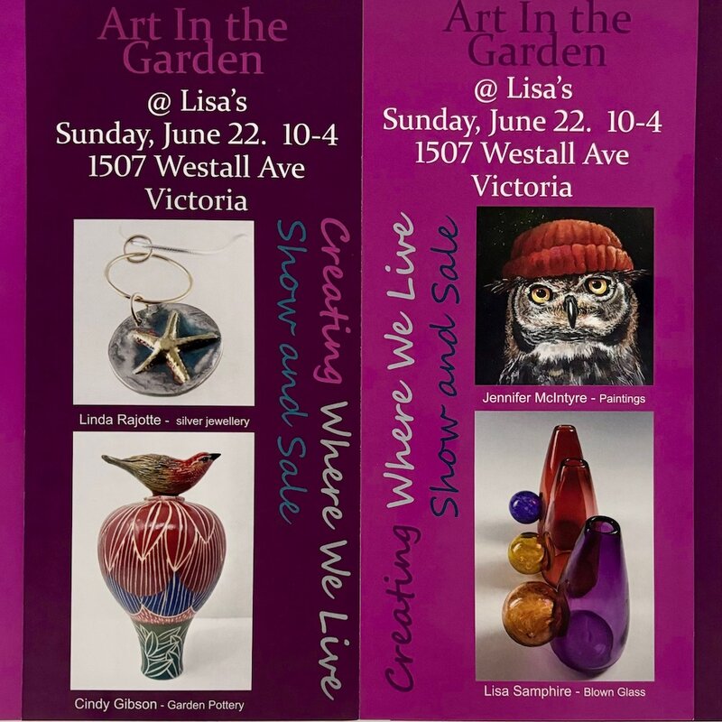 Art in the Garden: Creating where we live @ Lisa's Garden 1507 Westall Avenue - Jun 22, 2025