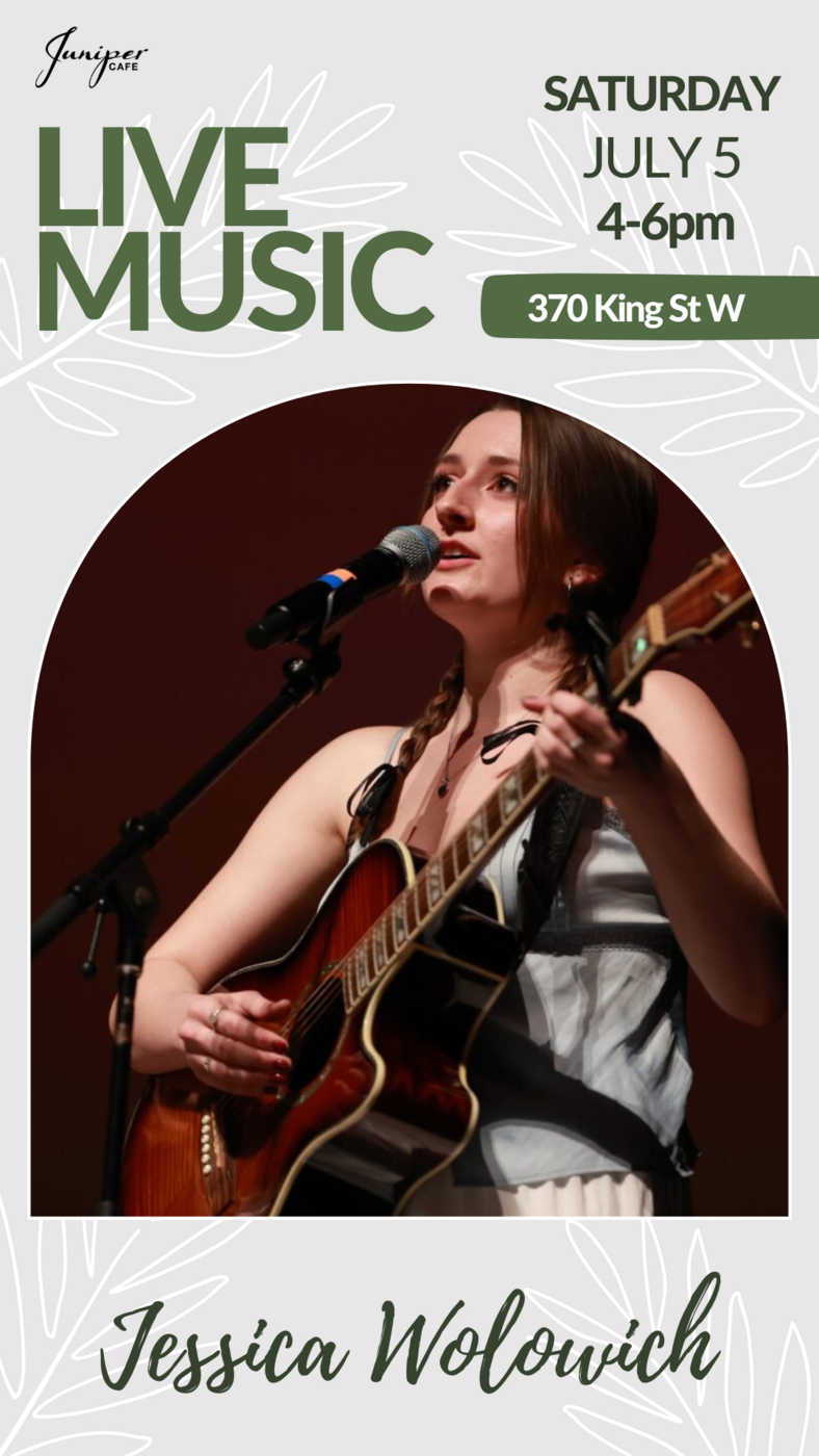 Summer Live Music: Jessica Wolowich @ Juniper Caf&eacute; Jul 5 2025 - May 7th @ Juniper Caf&eacute;
