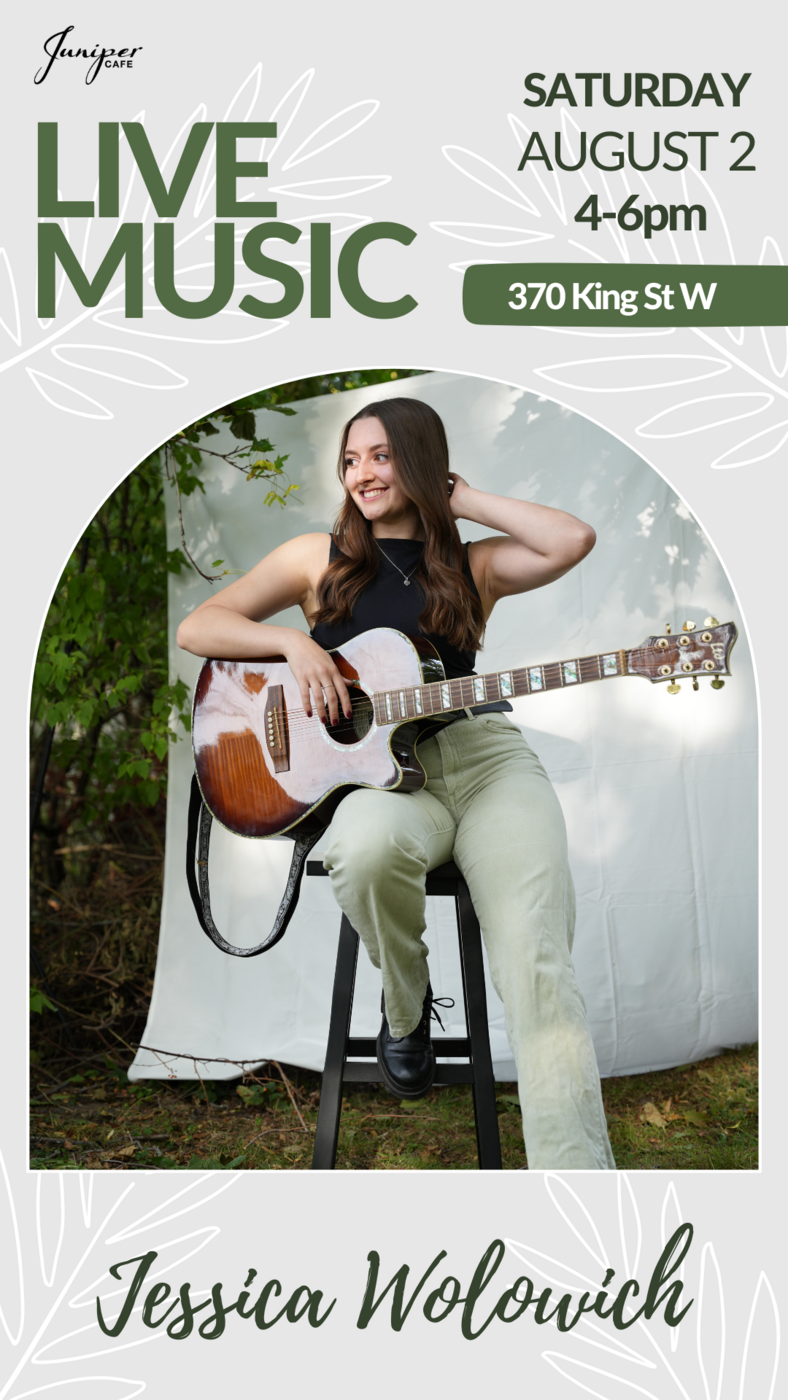 Summer Live Music: Jessica Wolowich @ Juniper Caf&eacute; Aug 2 2025 - May 10th @ Juniper Caf&eacute;