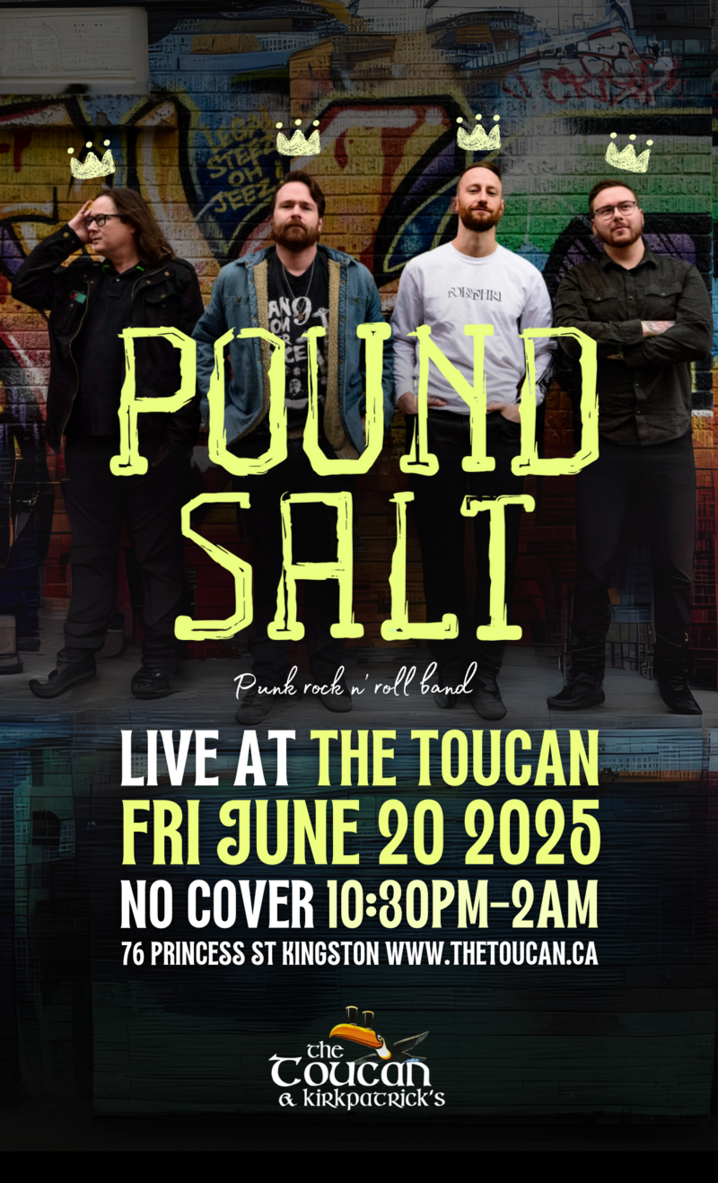 Pound Salt @ The Toucan Jun 20 2025 - May 9th @ The Toucan