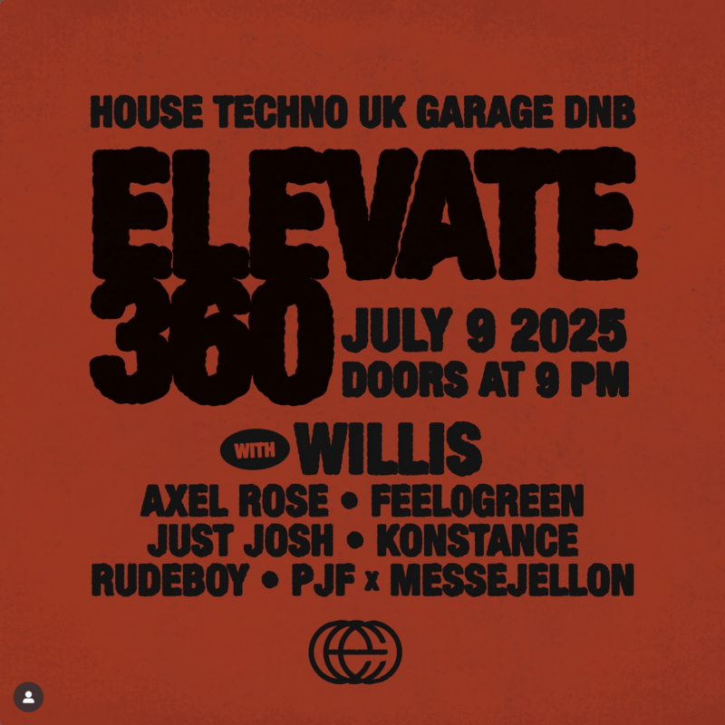 Elevate 360 - July Edition - Jun 11th @ Melissa's Missteak