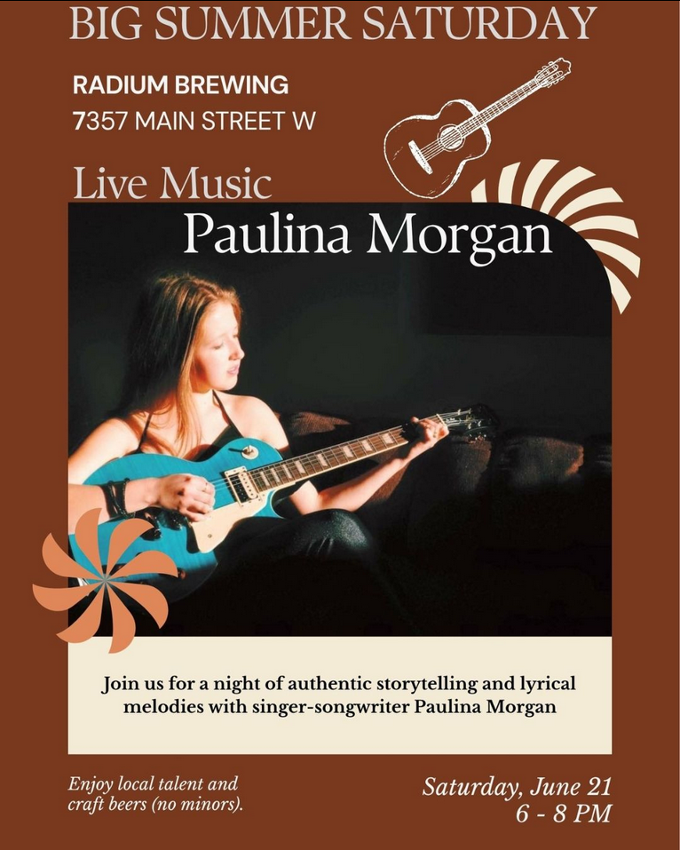 Big Summer Saturday: Paulina Morgan @ Radium Brewing - Jun 21, 2025