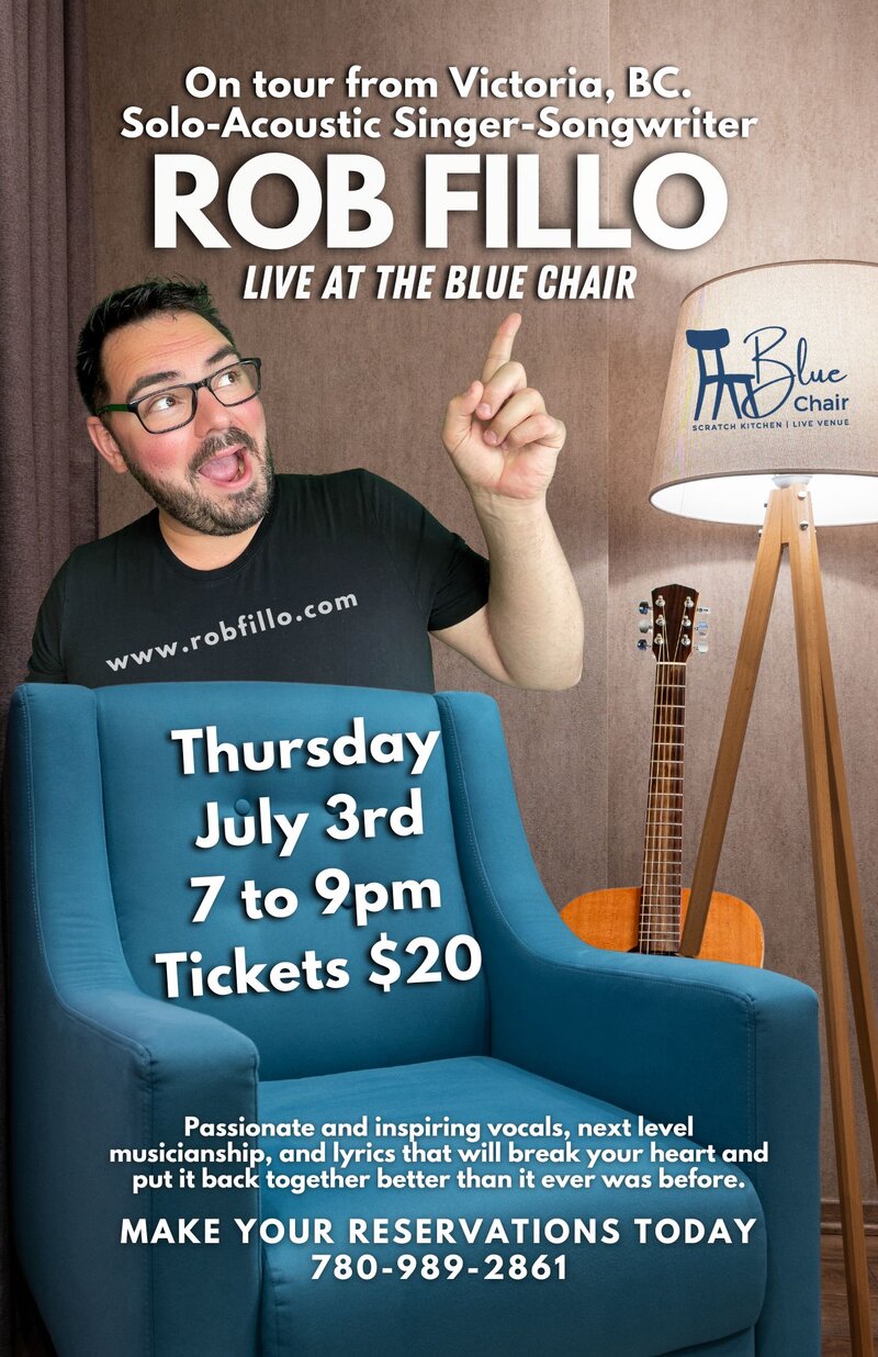 Rob In The Blue Chair - May 9th @ The Blue Chair