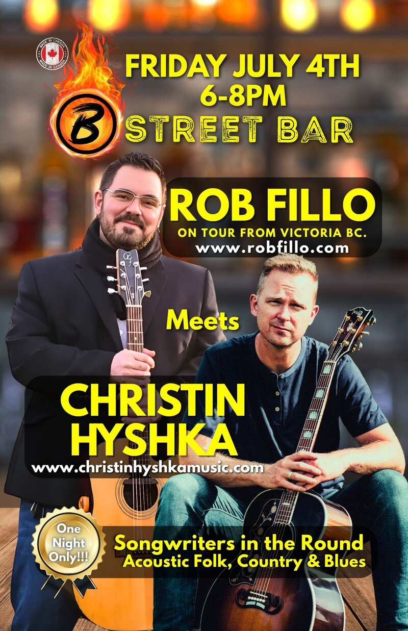 Songwriters In The Round @ B Street Bar - Jul 04, 2025