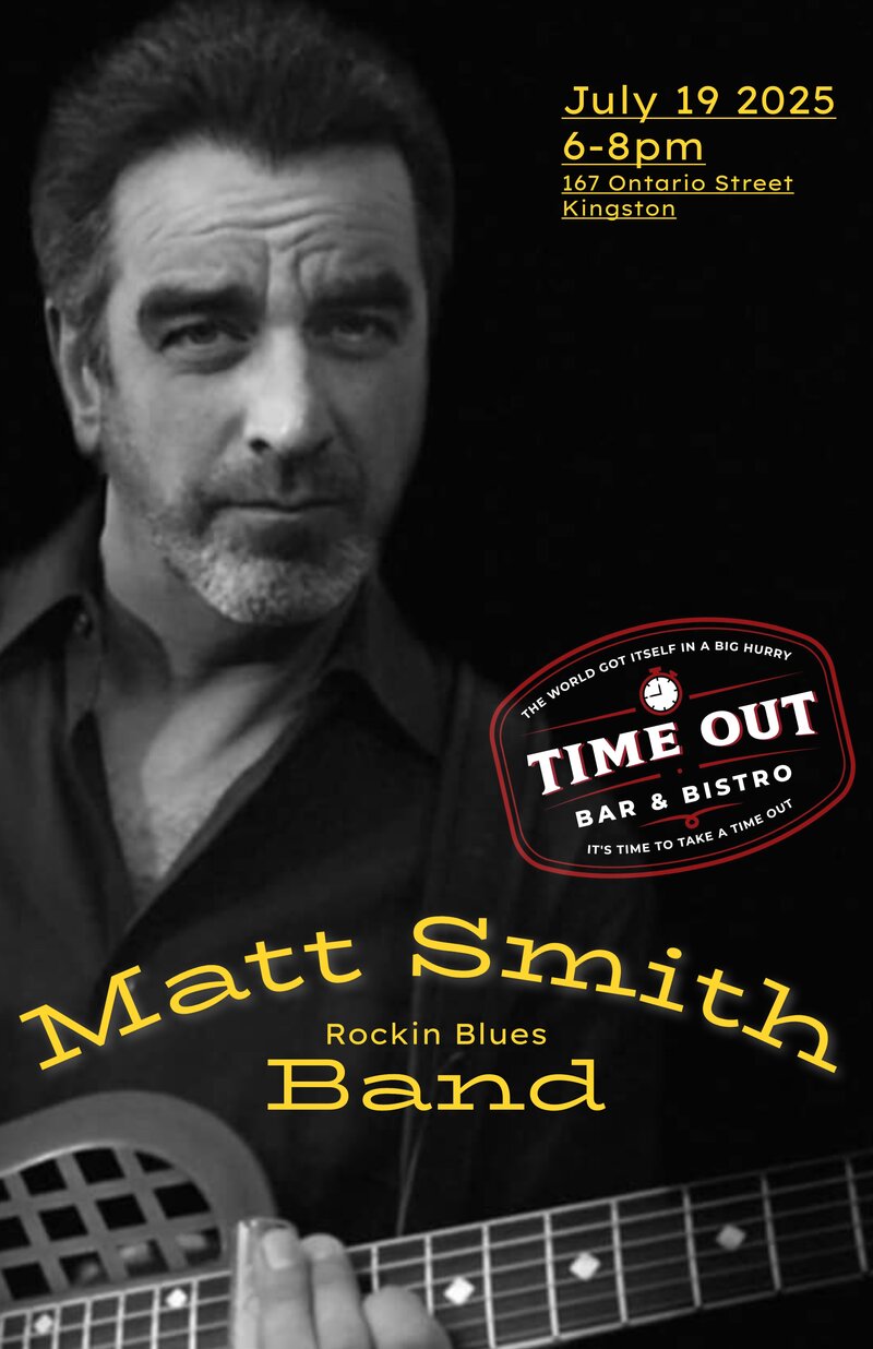 Matt Smith Trio @ Time Out Bar & Bistro Jul 19 2025 - Jun 9th @ Time Out Bar & Bistro