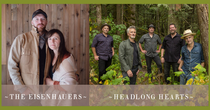 The Eisenhauers + Headlong Hearts @ Mel Lehan Hall at the St. James Community Square - Sep 11, 2025