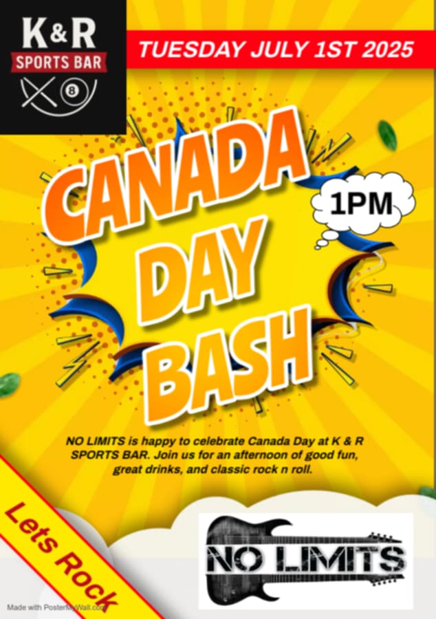 No Limits @ K&R Sports Bar Jul 1 2025 - May 9th @ K&R Sports Bar