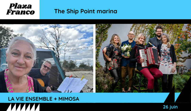 Rendez-vous, Victoria - Plaza Franco: La vie ensemble, Mimosa @ Ship Point (Inner Harbour) Jun 26 2025 - May 7th @ Ship Point (Inner Harbour)