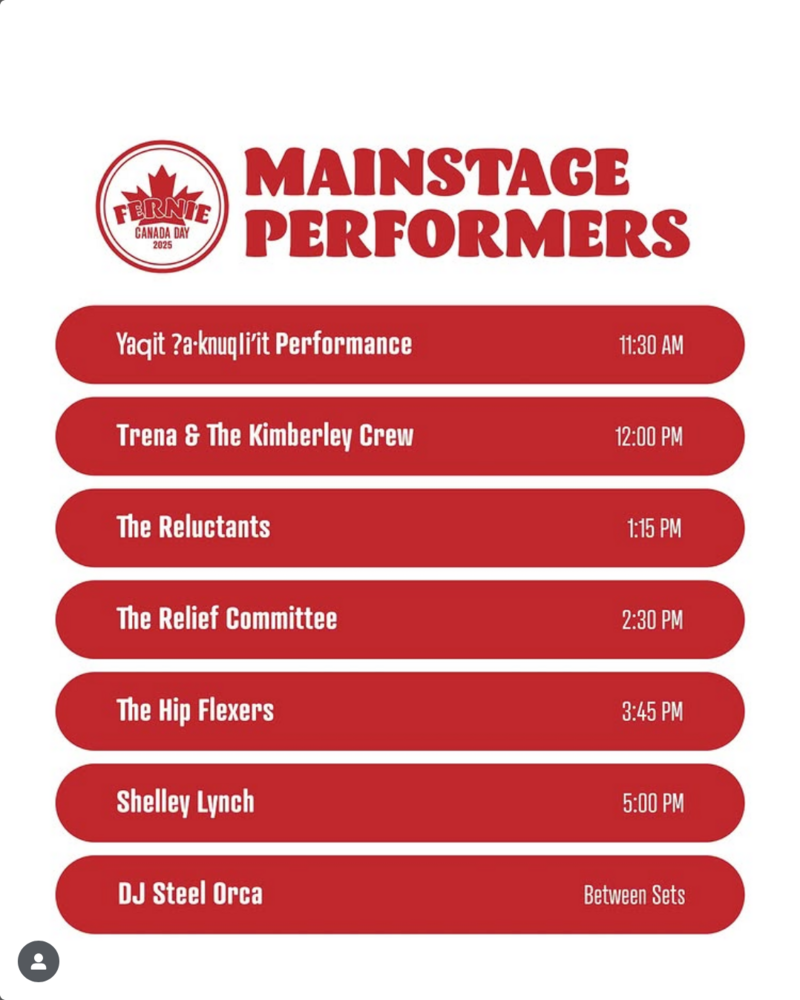 Fernie Canada Day 2025 @ City Hall - Jul 01, 2025