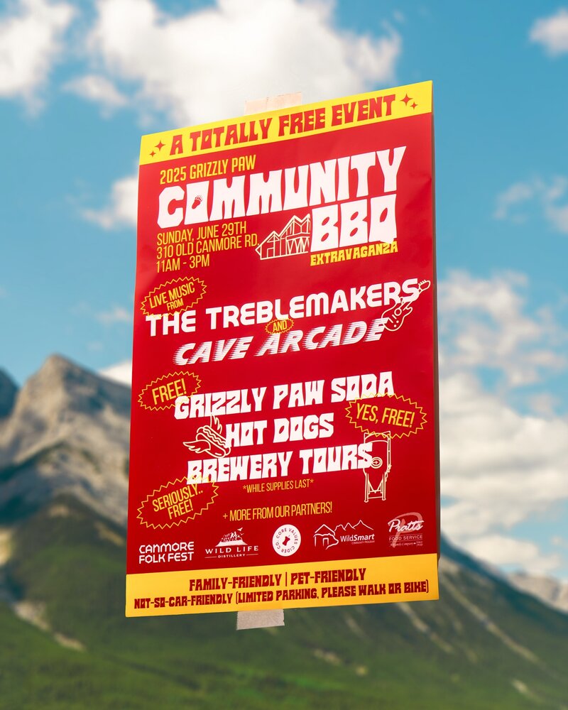 2025 Grizzly Paw Community BBQ - May 1st @ The Grizzly Paw Brewing Company