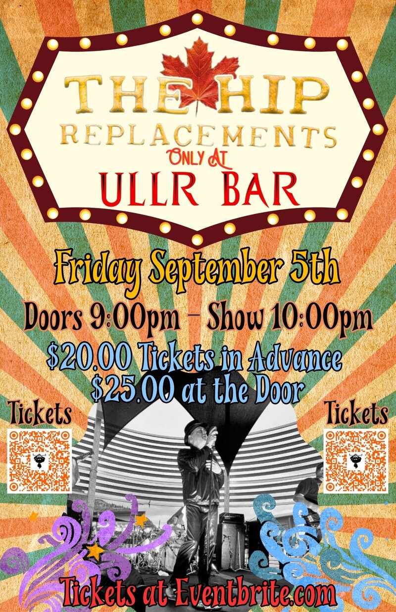 The Hip Replacements only at Ullr Bar! - May 13th @ Ullr Bar